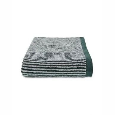 Offre Limitée Serviette de Toilette Marc O‘Polo Timeless Tone Stripe Pine Green Off White